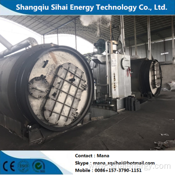 New Condition Waste Tire Oil Pyrolysis Plant